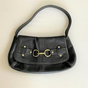 Coach Leather Ergo Buckle Shoulder Bag